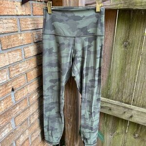 lululemon athletica Align Green Camo Leggings